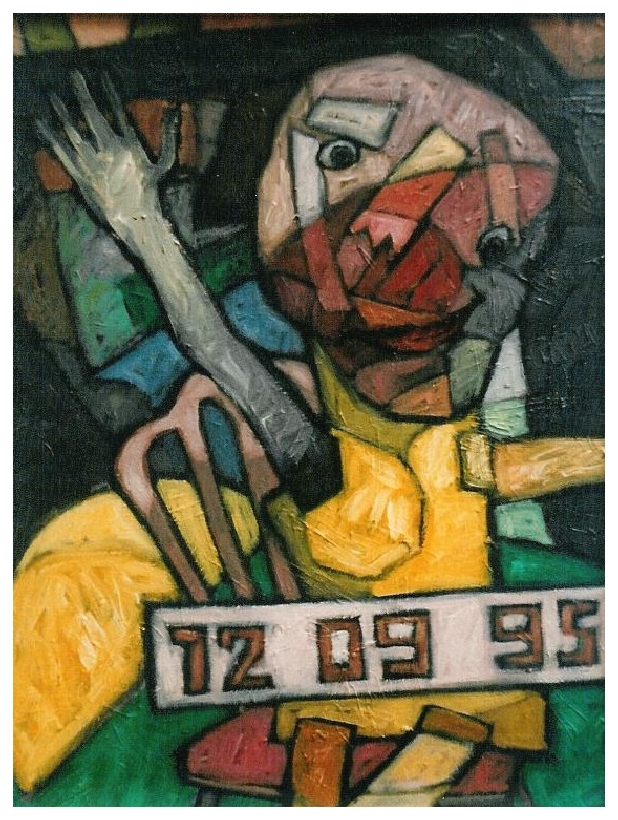 Convict - 51x42cm - 1995 - Oil on canvas