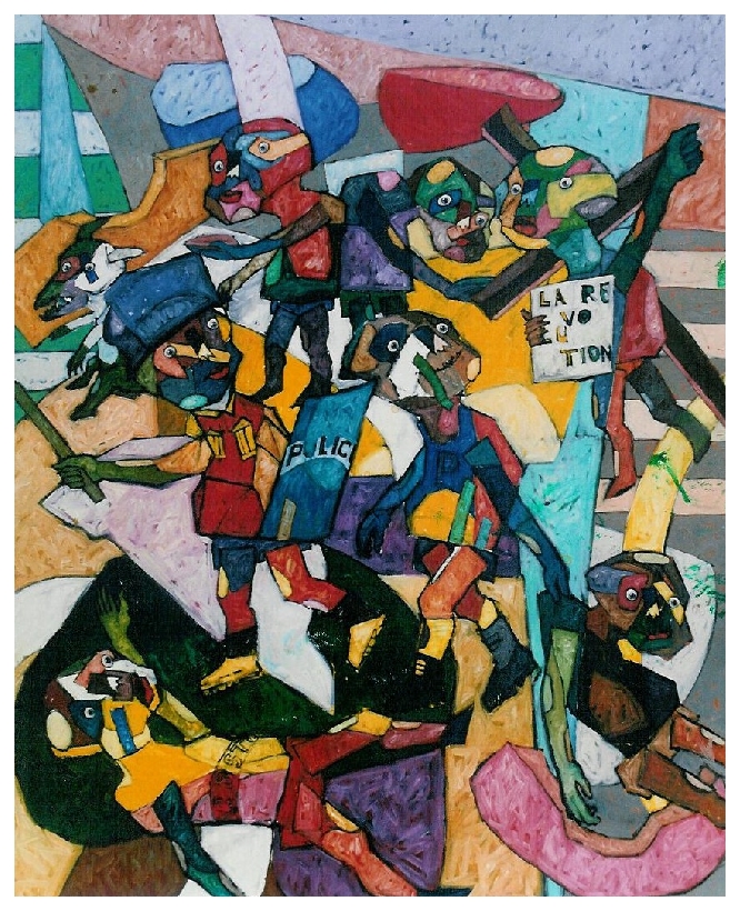 Manifestation - 162x130cm - 1996 - Oil on canvas