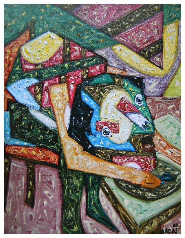 Table - 35x27cm - 2005 - Oil on canvas